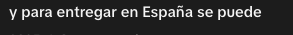 Comentario preguntando si Mercauto entrega vehículos en España