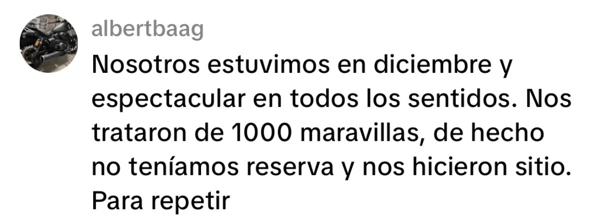Comentario público sobre la experiencia y el trato en Restaurant Manacor