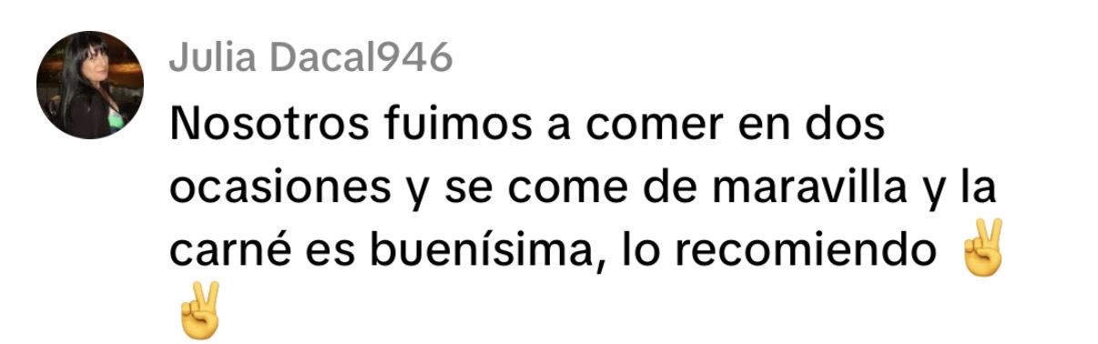 Comentario público recomendando Restaurant Manacor tras dos visitas